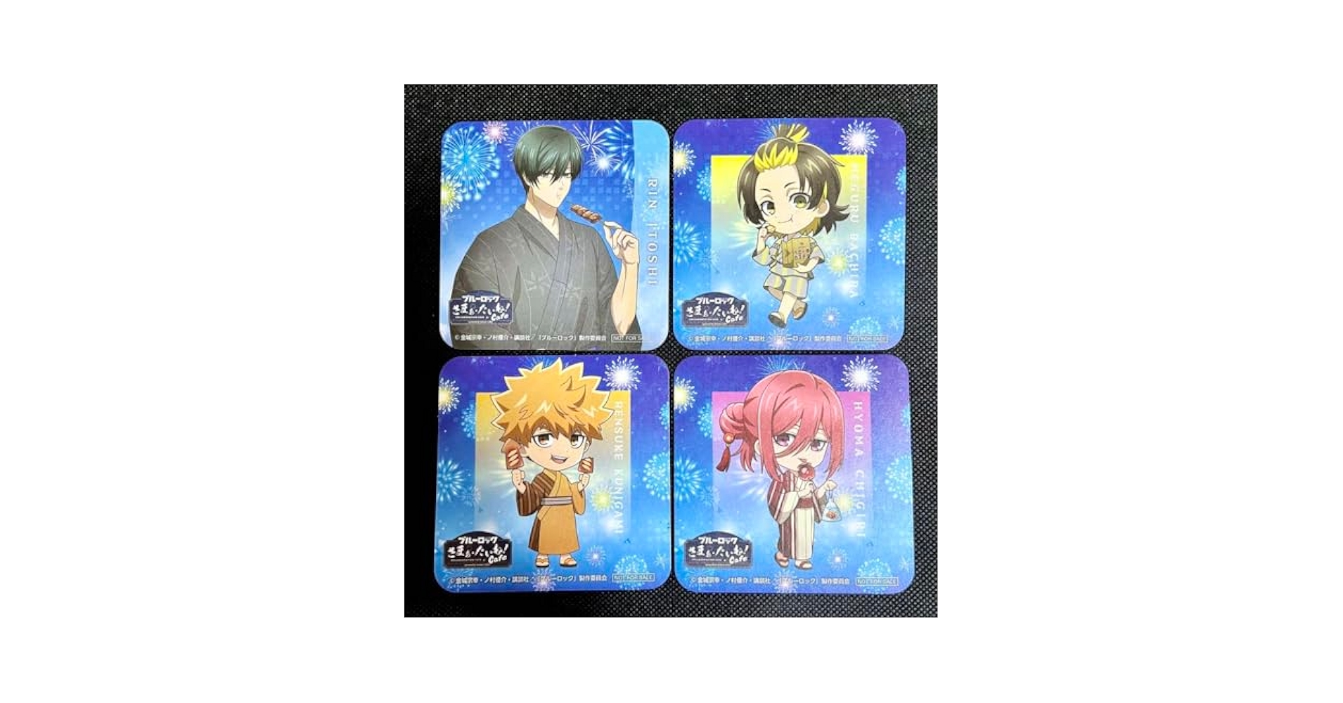 新品★ブルーロック★アニカフェ★特典★ホログラム★コースター★コンプリート TVアニメ『ブルーロック』 | コラボ作品 | 人気アニメ・ゲーム